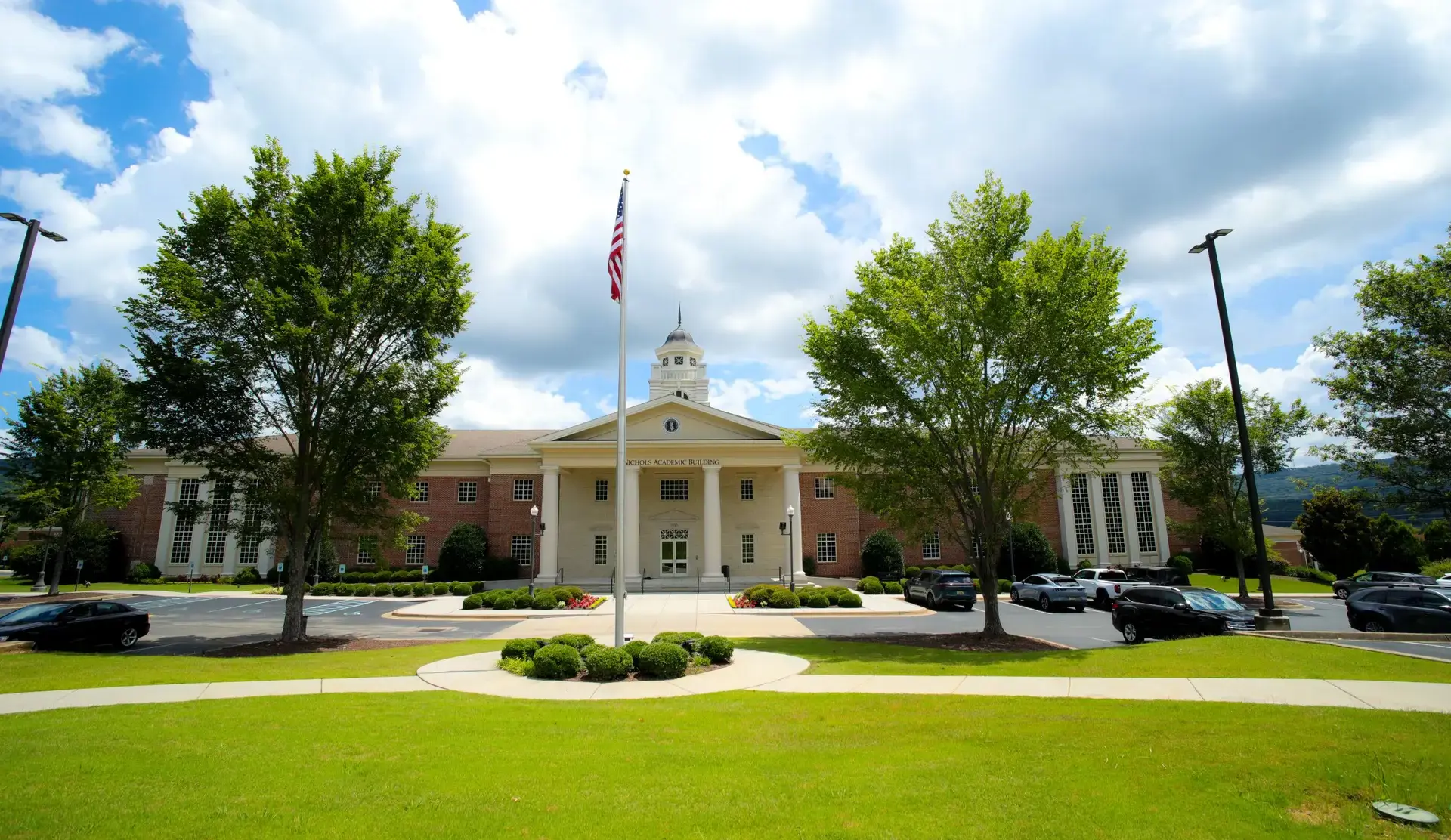 Shot of the outside of the Randolph School Building